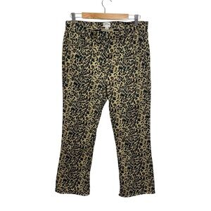 J.Crew Kickout Crop Pant in Leopard Print Size‎ 32